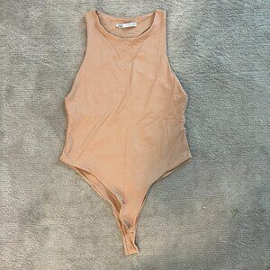 ZARA Nude Seamless Bodysuit